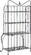Szafa ogrodowa Shumee Regał ogrodowy metalowy 4 półki czarny PAVONA 4