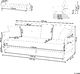 Shumee Sofa rozkładana welurowa różowa LUCAN 8