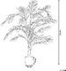 Shumee Sztuczna roślina doniczkowa 124 cm ARECA PALM 4