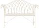 Shumee Ławka ogrodowa 130 cm biała MILAZZO 1