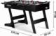 Neo-Sport Stół do gry w piłkarzyki, czarny 121 x 61 x 80 cm (NS-803) 9