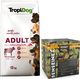 TropiDog Premium Adult medium & large breed wołowina z ryżem 12kg + Preparat dla psów wspomagający prawidłowe odżywianie 9g 1
