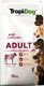 TropiDog Premium Adult medium & large breed wołowina z ryżem 12kg + Preparat dla psów wspomagający prawidłowe odżywianie 9g 1