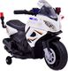 Import SUPER-TOYS PIERWSZY MOTOR POLICYJNY Z KOGUTEM - DLA MALUSZKA/JC-911 1