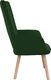 vidaXL Fotel, ciemnozielony, obity aksamitem 4