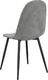 vidaXL Krzesła stołowe, 2 szt., jasnoszare, obite aksamitem 7