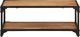 vidaXL Stolik kawowy z litego drewna akacjowego, 90x45x35 cm 1