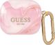 Guess Etui ochronne GUA3UNMP Marble Collection do AirPods 3 różowe 1