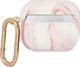 Guess Etui ochronne GUA3UNMP Marble Collection do AirPods 3 różowe 1