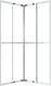 vidaXL Kabina prysznicowa, ESG, 80x80x180 cm 4