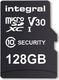 Karta Integral Security MicroSDHC 128 GB Class 10 UHS-I/U3 A1 V30 (INMSDX128G10-SEC) 1