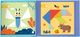Tooky Toy Puzzle Tangram Układanka Dla Dzieci Nauka Kształtów Figury Kształty 18el.! 2