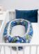 Sensillo KOKON VELVET 80x45 PAPUGI NIEBIESKI /8779 4
