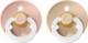 Bibs COLOUR 2-PACK BLUSH NIGHT & VANILIA NIGHT M Smoczek Uspokajający kauczuk Hevea 1