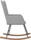 vidaXL Fotel bujany z podnóżkiem, jasnoszary, obity tkaniną 7