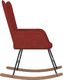 vidaXL Fotel bujany z podnóżkiem, winna czerwień, obity tkaniną 6