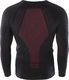 Hi-Tec Bielizna termoaktywna męska bluza Hino Top czarno-czerwony rozmiar XL/XXL 2