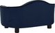 vidaXL Sofa dla psa, niebieska, 67x47x36 cm, pluszowa (171088) - 171088 7
