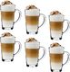Tadar Szklanki do kawy Latte Macchiato 320 ml 6 sztuk 1
