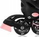 Rolki Spokey Quattro 4w1 z wymienną płozą regulowane różowe r. 34-37 11