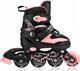 Rolki Spokey Quattro 4w1 z wymienną płozą regulowane różowe r. 34-37 1