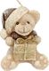 Artman ARTMAN Boże Narodzenie Świeca ozdobna Teddy - figurka piaskowa 1szt 1