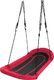 Huśtawka Majowo CZERWONA HUŚTAWKA DLA DZIECKA TYPU BOCIANIE GNIAZDO ŁÓDKA 1