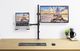 Manhattan Manhattan Uchwyt Biurkowy na Monitor 13-32 i Laptop 17 Cali Regulowany 4
