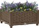 vidaXL Donica do podniesionej rabaty, 40x40x23 cm, polipropylen 1