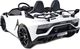 Import SUPER-TOYS LICENCJONOWANY LAMBORGHINI AVENTADOR SVJ DLA 2 DZIECI, FUNKCJA DRIFTU MIĘKKIE SIEDZENIE, MIĘKKIE KOŁA/SX2028 4