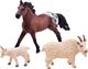 Figurka Jokomisiada Rancho, gospodarz, koń, kozy, zwierzęta, zagroda (ZA3130) 4