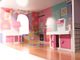Kontext Domek dla lalek Różowa Willa 70cm + mebelki i LED 10