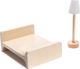 Kontext Domek dla lalek drewniany MDF + mebelki 78cm czarny LED 11