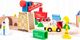 Ecotoys Drewniany pociąg kolejka na baterie 78el 6