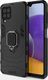 Hurtel Ring Armor pancerne hybrydowe etui pokrowiec + magnetyczny uchwyt Samsung Galaxy A22 4G czarny 1