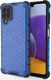 Hurtel Honeycomb etui pancerny pokrowiec z żelową ramką Samsung Galaxy A22 4G niebieski 1