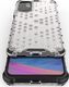 Hurtel Honeycomb etui pancerny pokrowiec z żelową ramką Xiaomi Redmi Note 10 5G / Poco M3 Pro przezroczysty 9