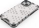 Hurtel Honeycomb etui pancerny pokrowiec z żelową ramką iPhone 13 mini czarny 4