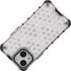 Hurtel Honeycomb etui pancerny pokrowiec z żelową ramką iPhone 13 mini czarny 6