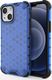 Hurtel Honeycomb etui pancerny pokrowiec z żelową ramką iPhone 13 mini niebieski 1