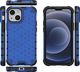 Hurtel Honeycomb etui pancerny pokrowiec z żelową ramką iPhone 13 mini niebieski 2