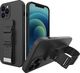 Hurtel Rope case żelowe etui ze smyczą łańcuszkiem torebka smycz iPhone 13 Pro Max czarny 1