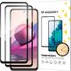 Wozinsky Wozinsky zestaw 2x super wytrzymałe szkło hartowane Full Glue na cały ekran z ramką Case Friendly Xiaomi Redmi Note 10 / Redmi Note 10S czarny 1