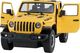 Rastar Auto R/C Jeep Wrangler Rubicon 1:14 Rastar Żółty 4