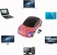 Mysz Frahs Bezprzewodowa Ultracicha Mysz Auto 2.4GHz 1600DPI 9
