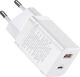 Ładowarka Baseus Super Si Pro 1x USB-A 1x USB-C 3 A (BSU2902WHT) 1