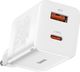 Ładowarka Baseus Super Si Pro 1x USB-A 1x USB-C 3 A (BSU2902WHT) 3
