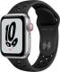 Smartwatch Apple Watch SE Nike GPS + Cellular 40mm Silver Alu Platinium Sport Czarny  (MKR53FD/A) 1