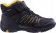 Elbrus OUTDOOR ERIMLEY MID WP TEEN BLACK/DARK TILE BLUE/ORANGE 36 1