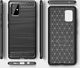 Carbon Case elastyczne etui pokrowiec Samsung Galaxy A31 niebieski 6